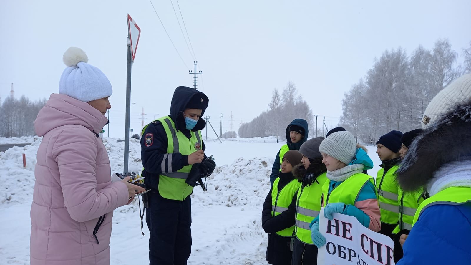 В чистопольском селе проходила акция «Жизнь – важнее скорости!»