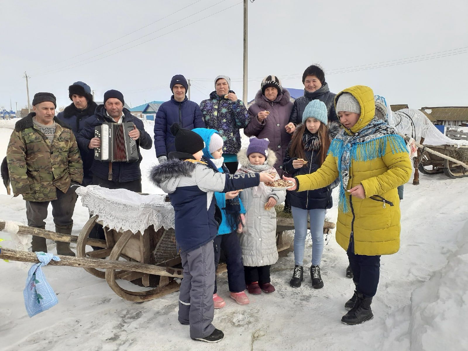 Запряженные лошади, заливистая гармонь: в чистопольском селе встречали Навруз