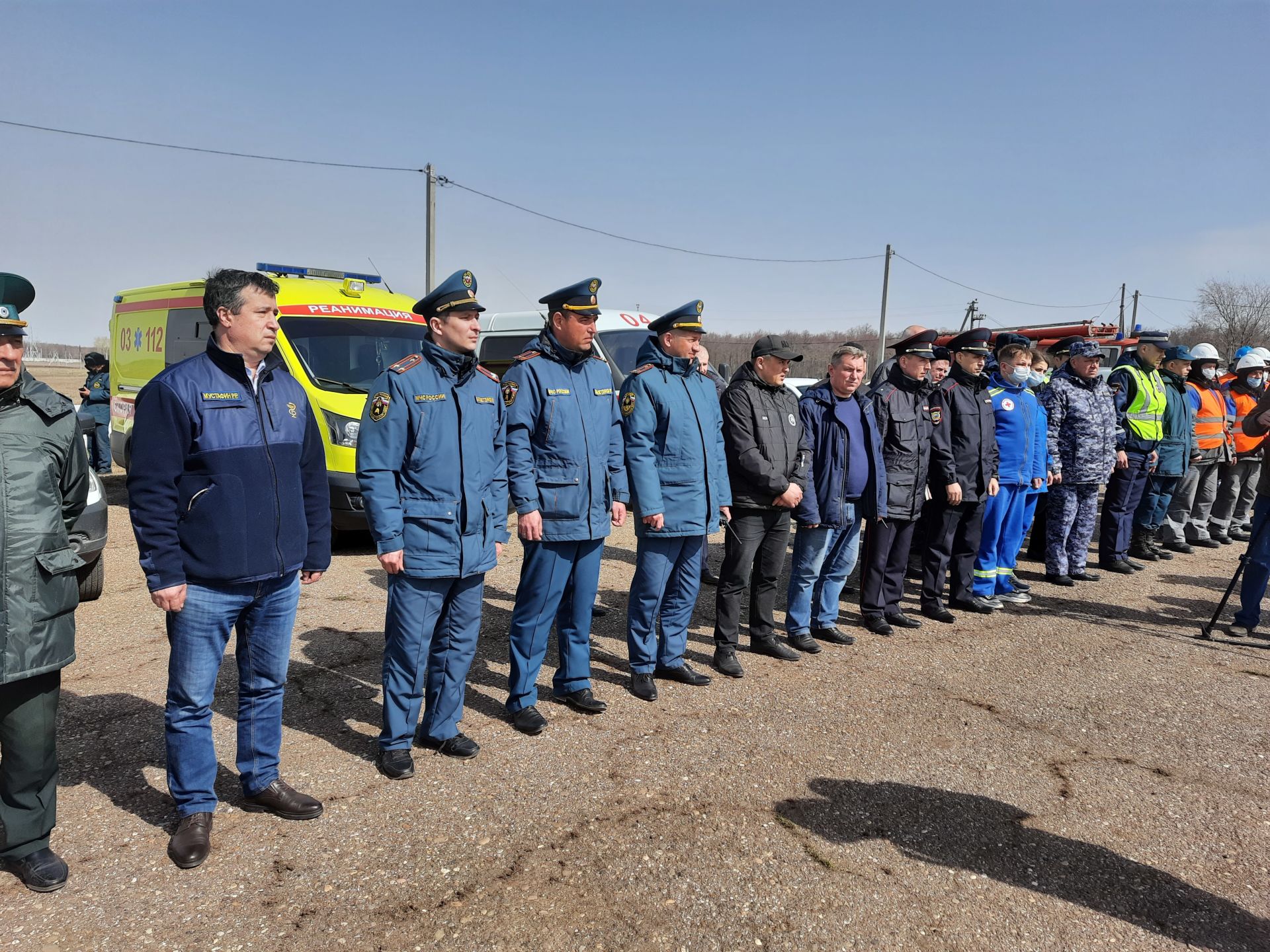 В Чистопольском районе в масштабных учениях была задействована авиация и экстренные службы