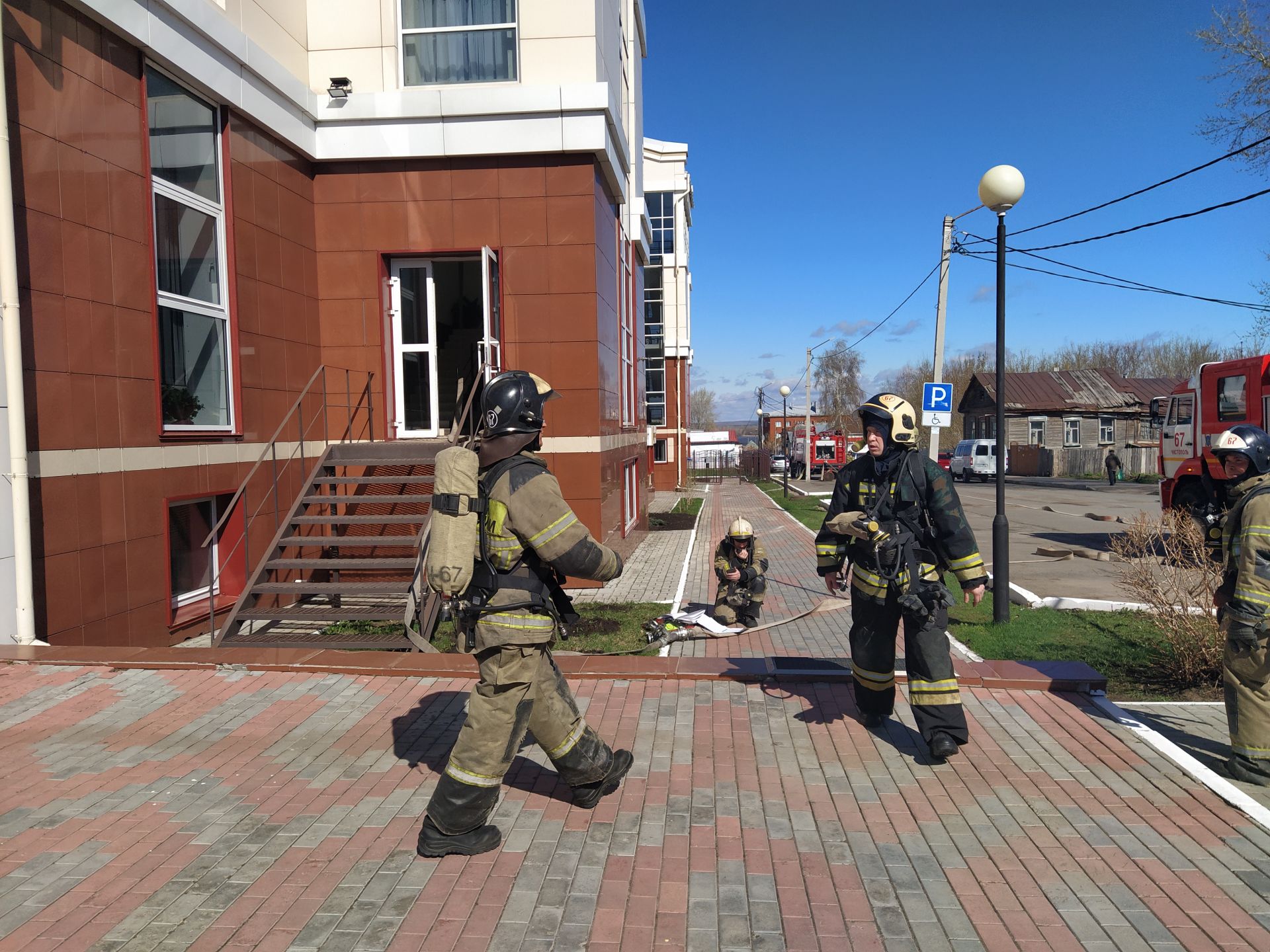 В культурном центре Чистополя прошли пожарно-тактические учения