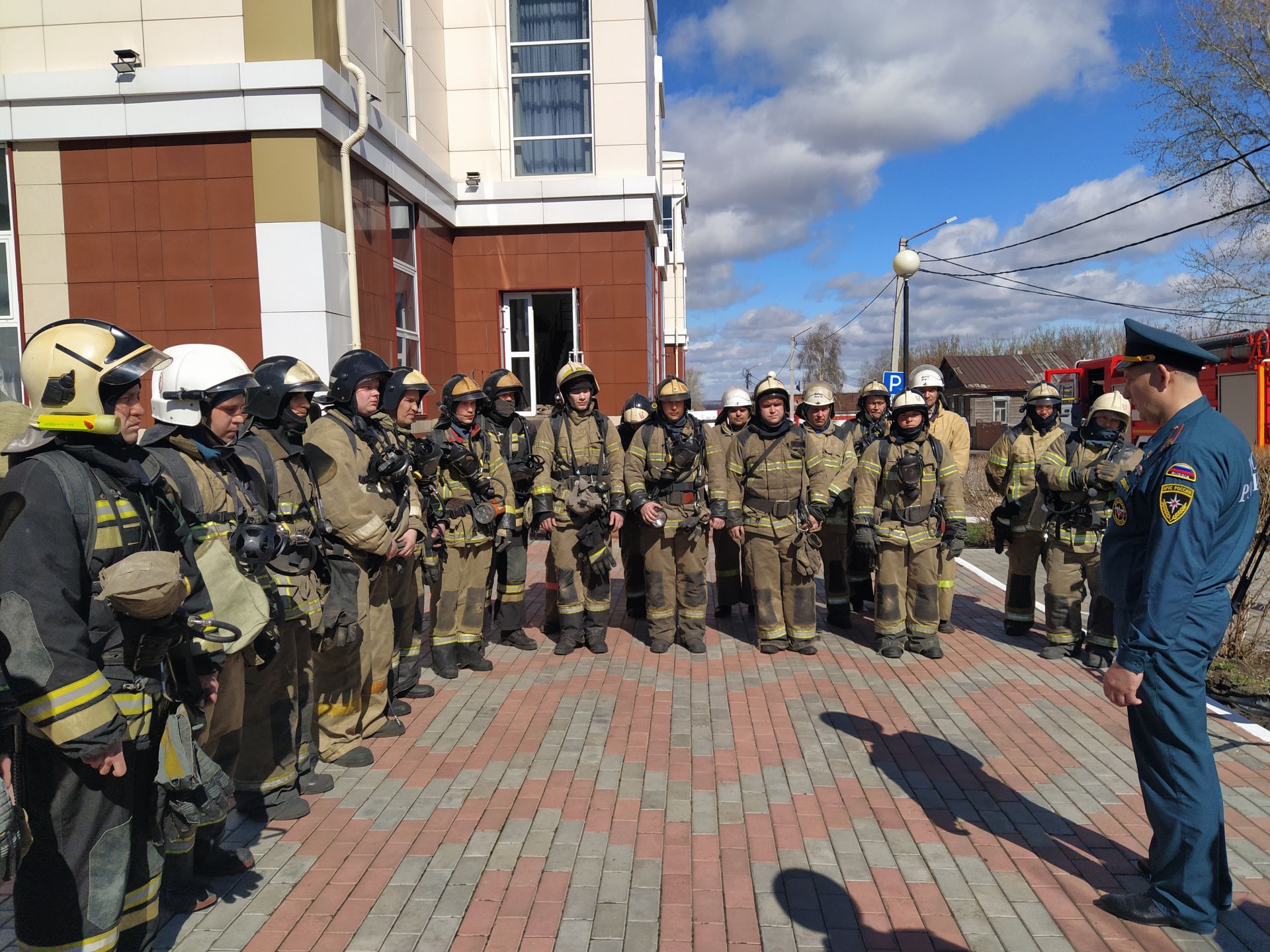 В культурном центре Чистополя прошли пожарно-тактические учения