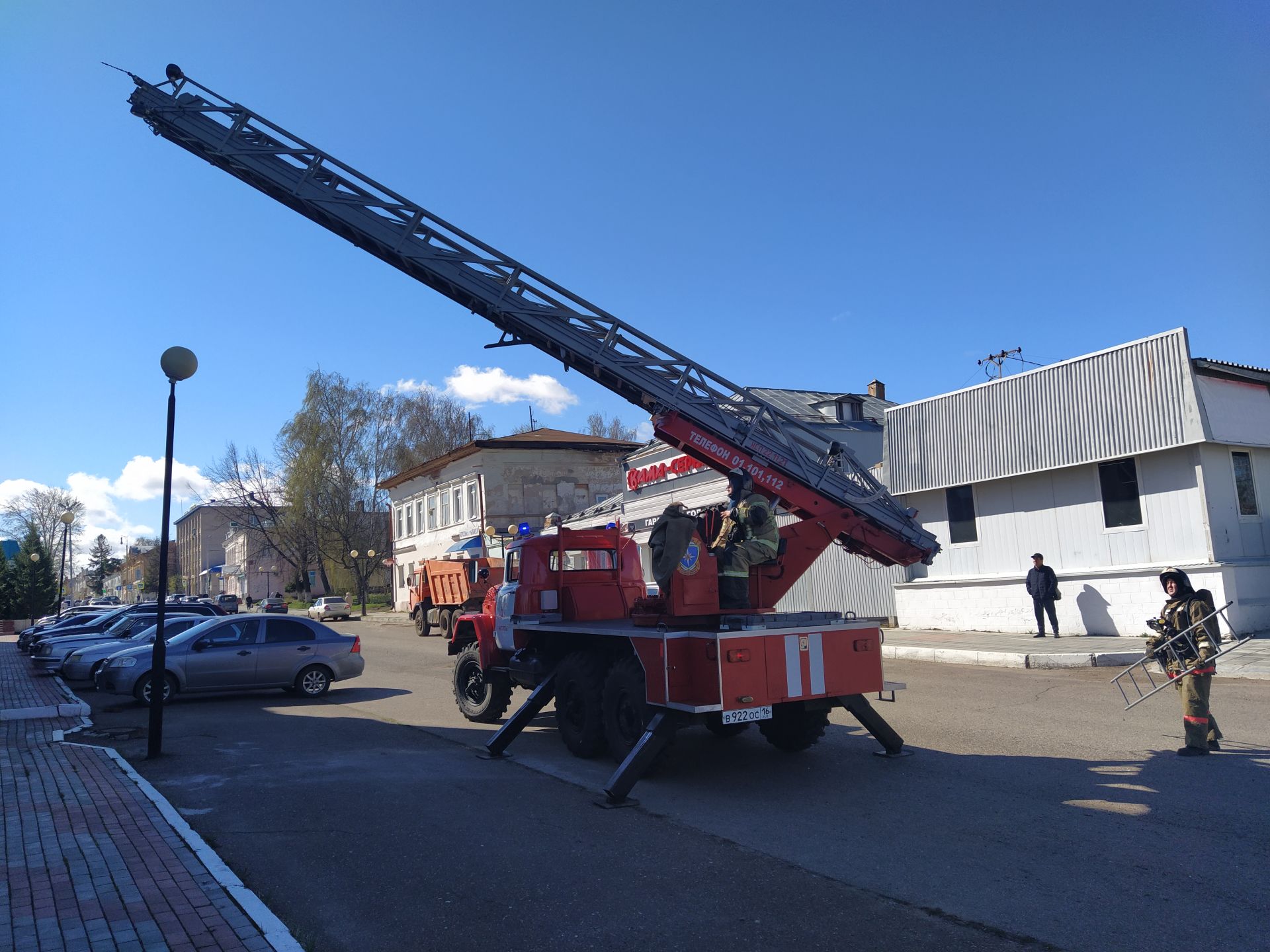 В культурном центре Чистополя прошли пожарно-тактические учения