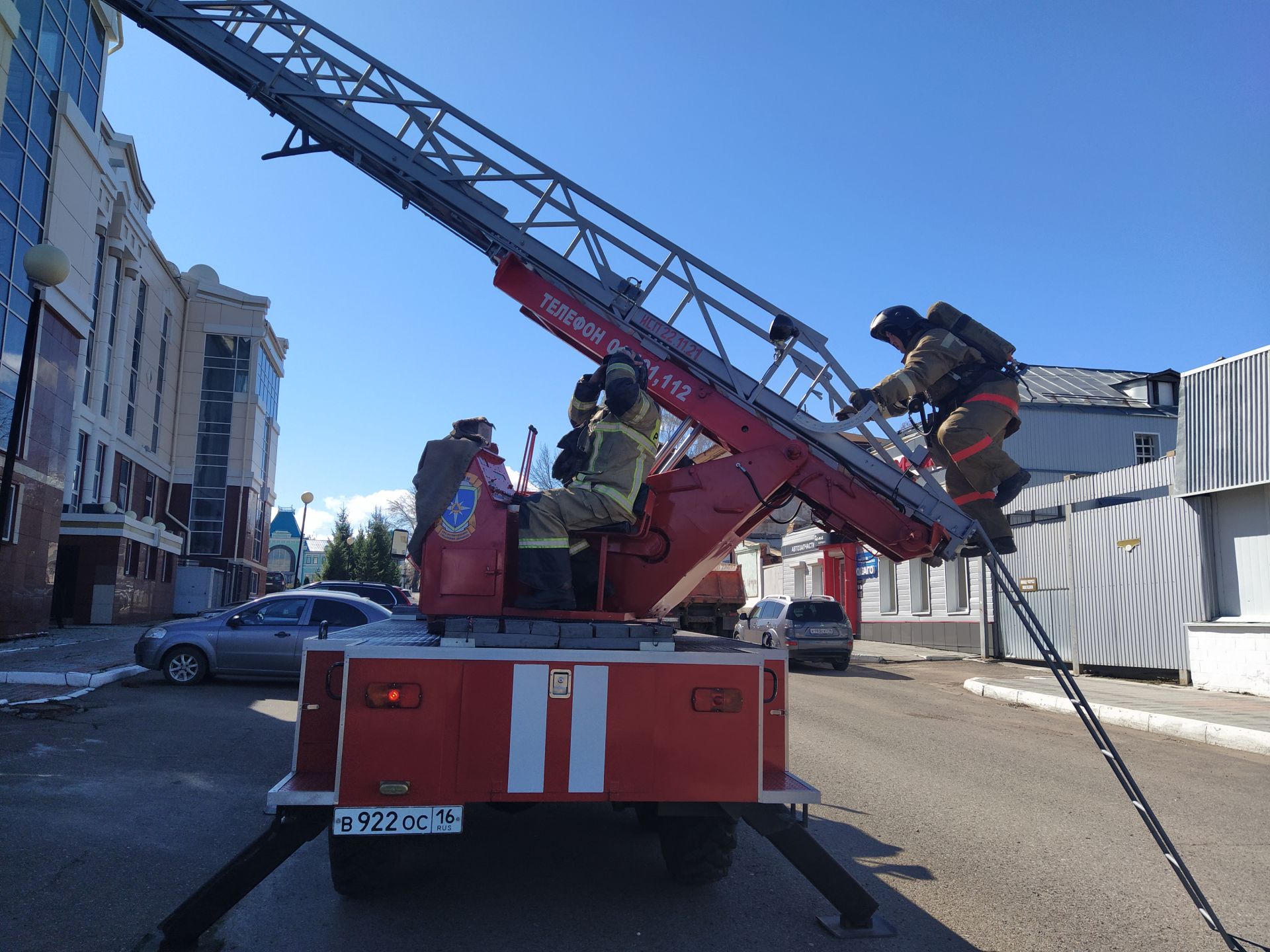 В культурном центре Чистополя прошли пожарно-тактические учения