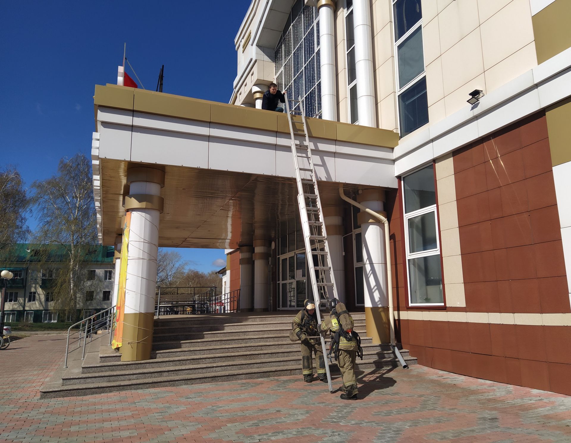 В культурном центре Чистополя прошли пожарно-тактические учения