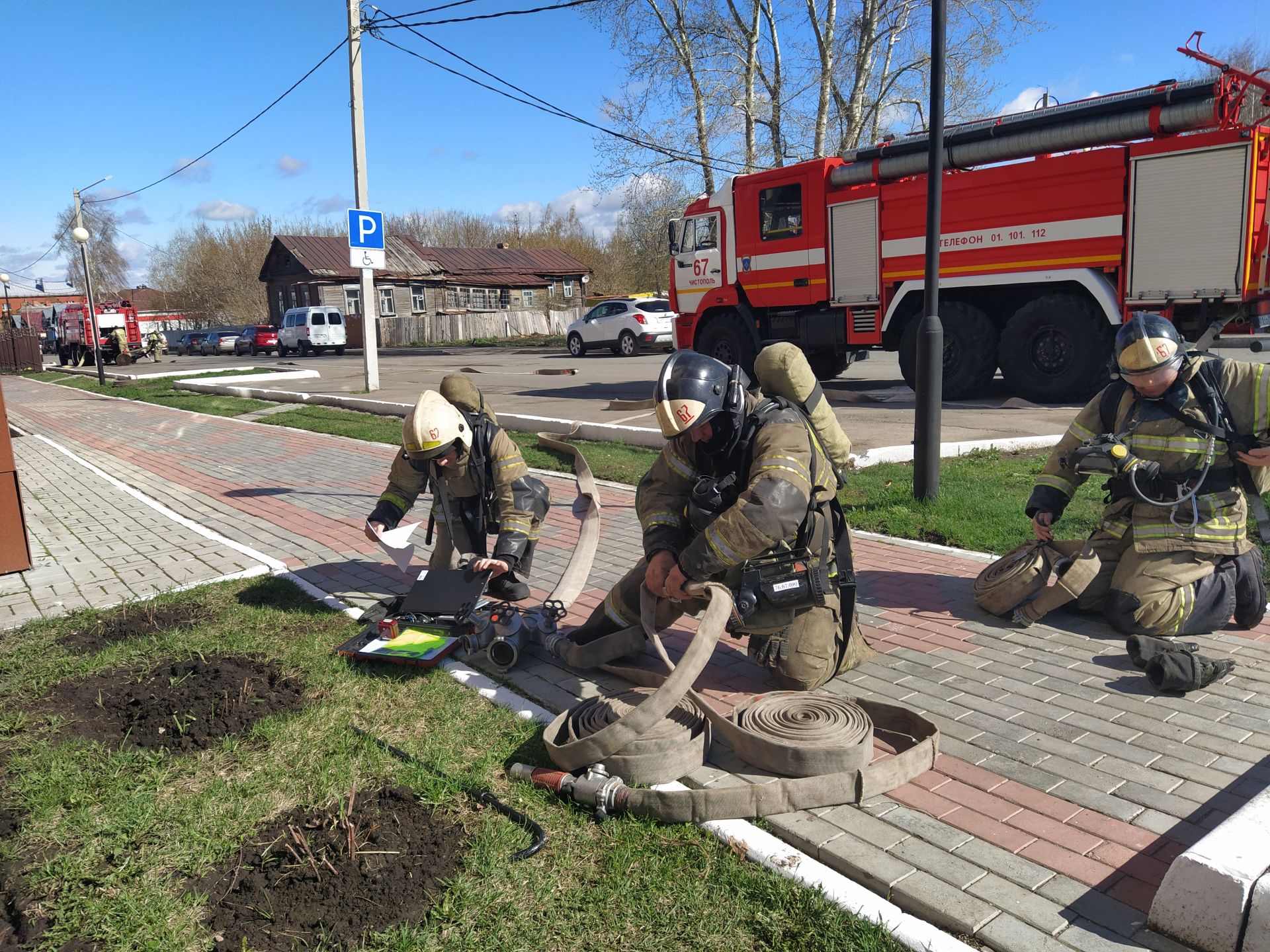 В культурном центре Чистополя прошли пожарно-тактические учения