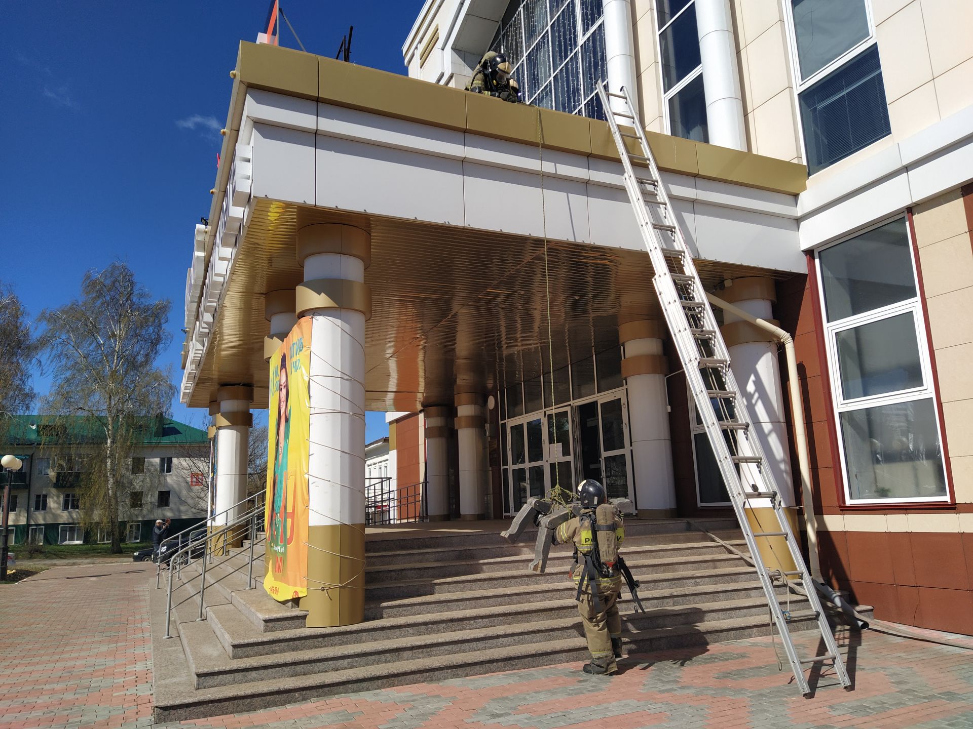 В культурном центре Чистополя прошли пожарно-тактические учения