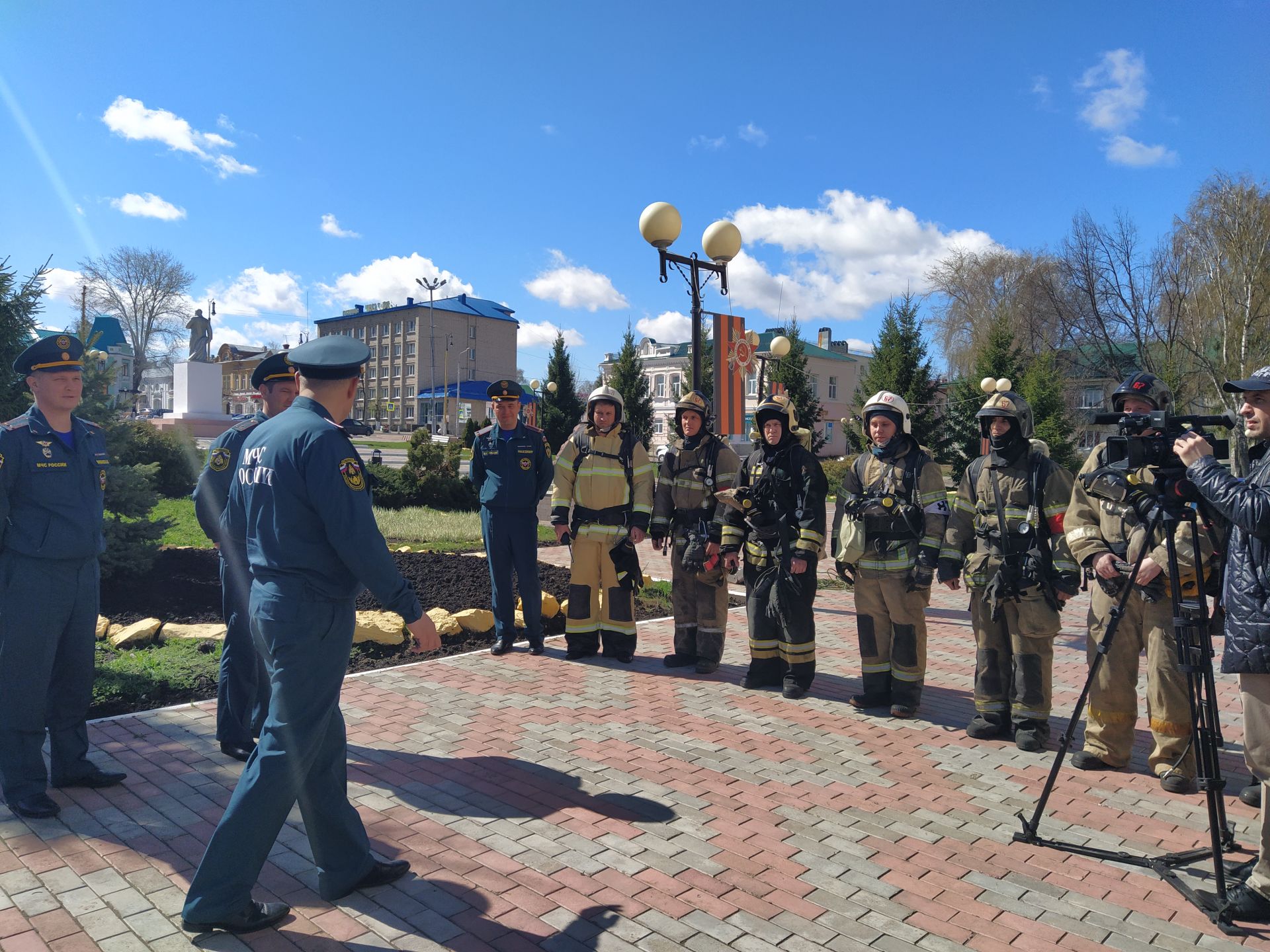 В культурном центре Чистополя прошли пожарно-тактические учения