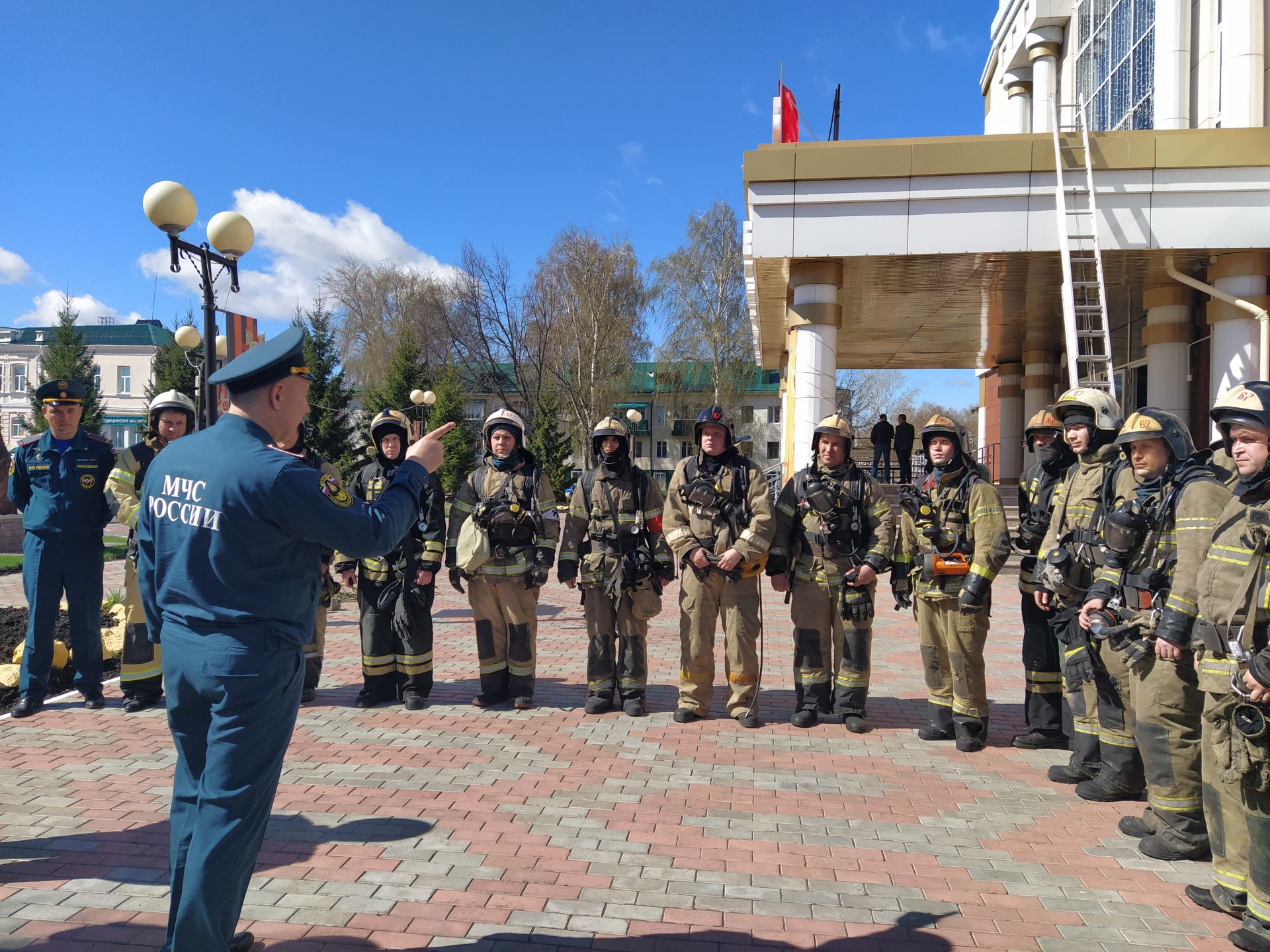 В культурном центре Чистополя прошли пожарно-тактические учения