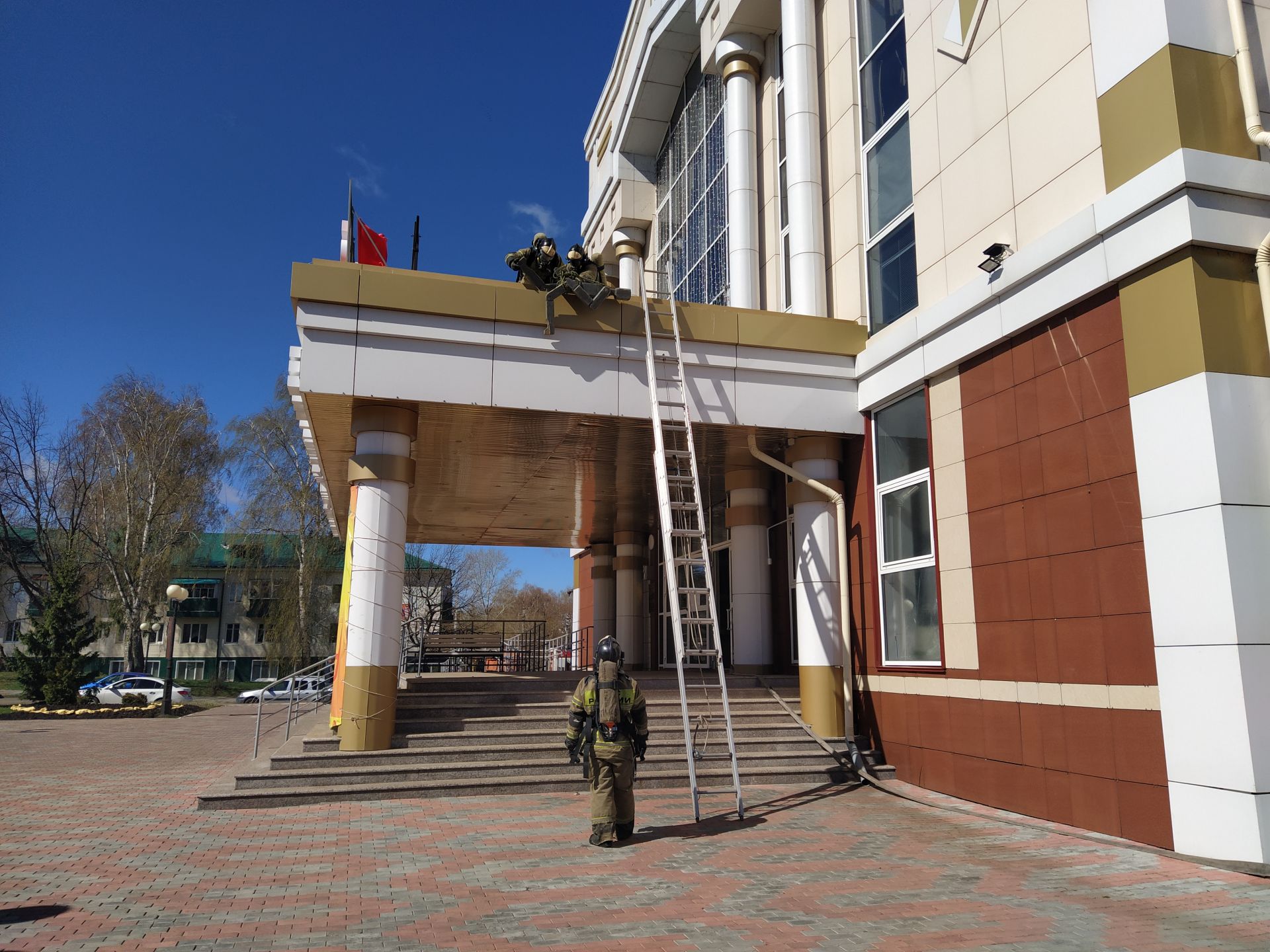 В культурном центре Чистополя прошли пожарно-тактические учения