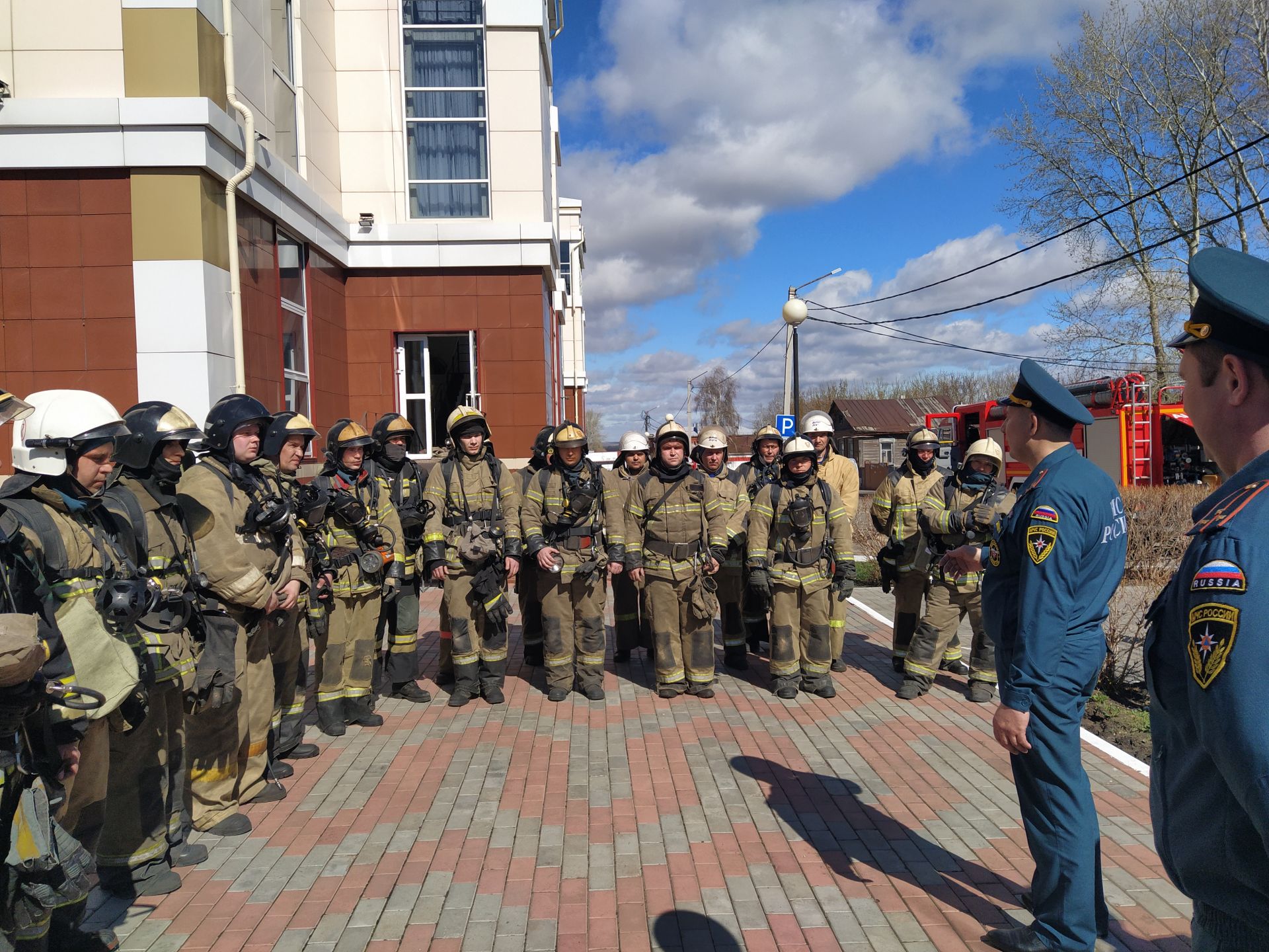 В культурном центре Чистополя прошли пожарно-тактические учения