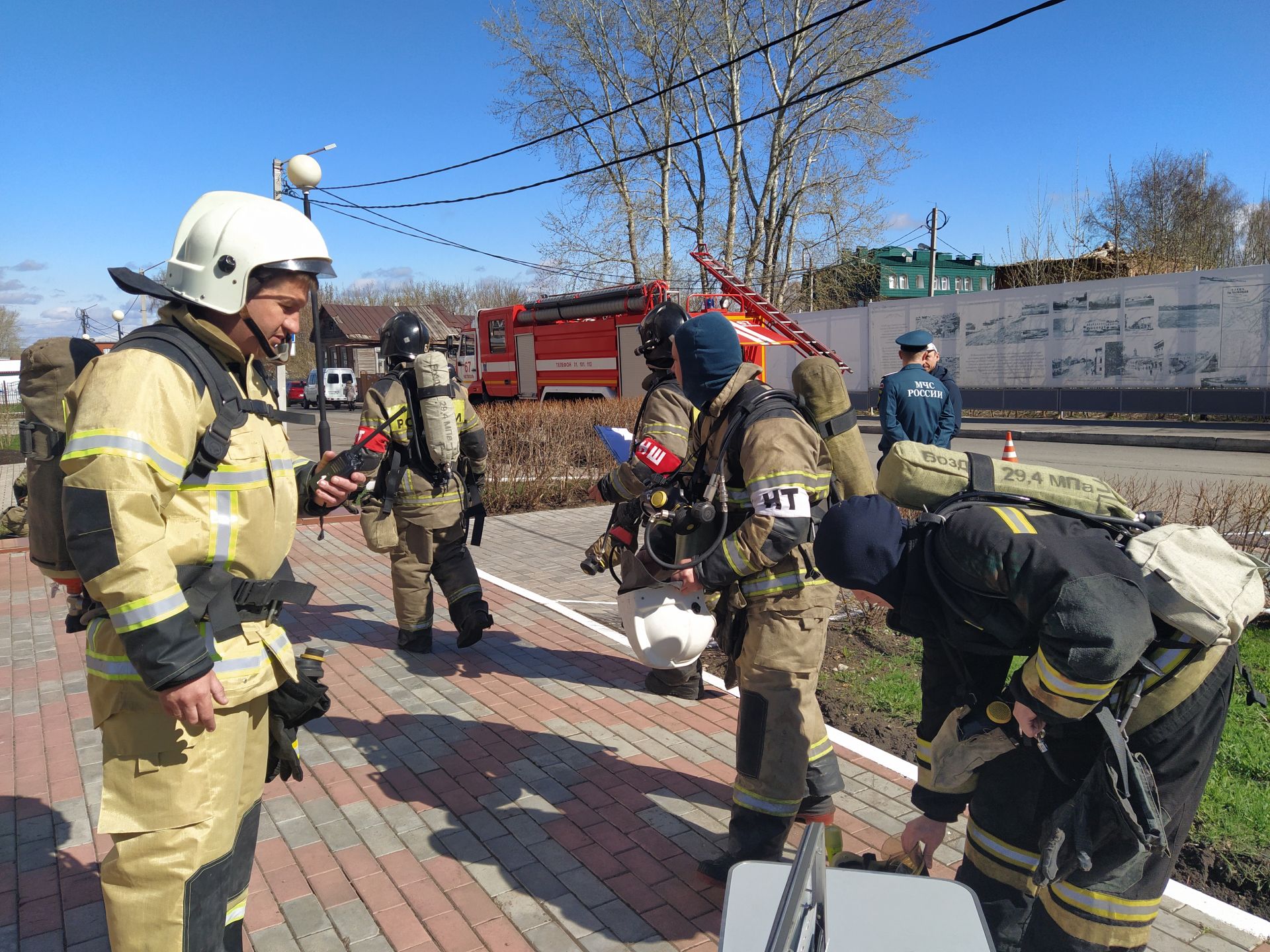 В культурном центре Чистополя прошли пожарно-тактические учения