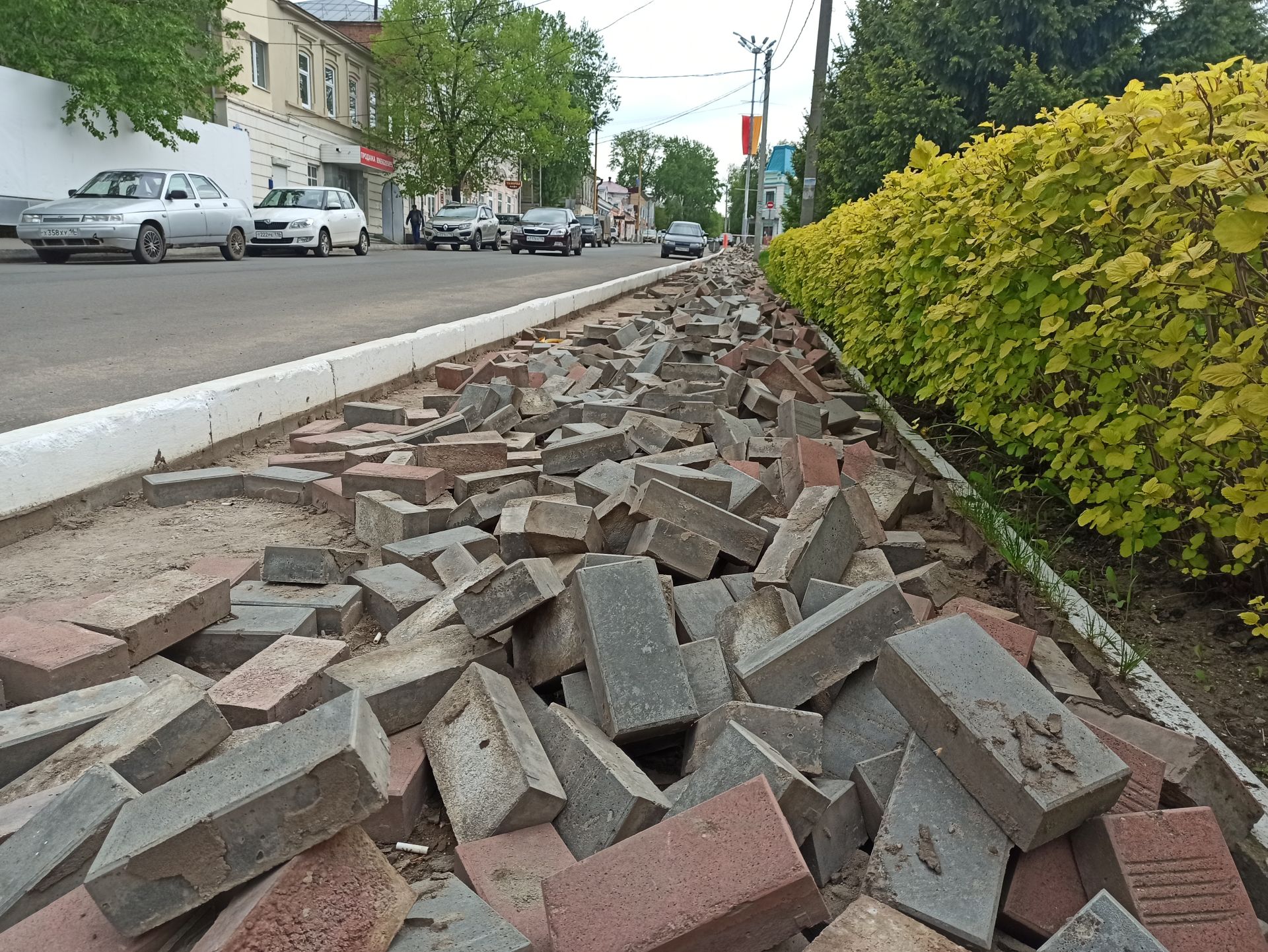 Работы по благоустройству Центральной площади Чистополя планируют завершить в конце этого года