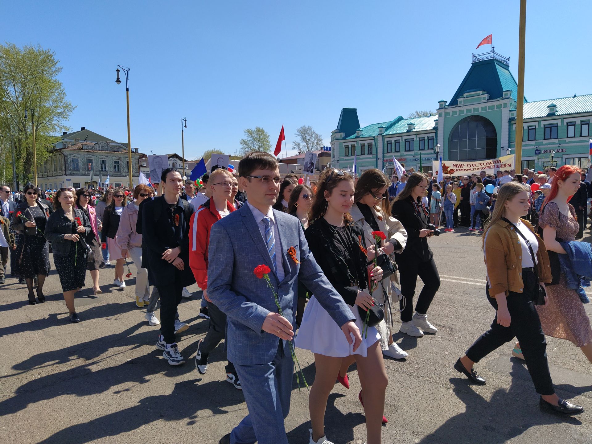 В Чистополе прошел торжественный митинг к Дню Победы (ФОТОРЕПОРТАЖ)