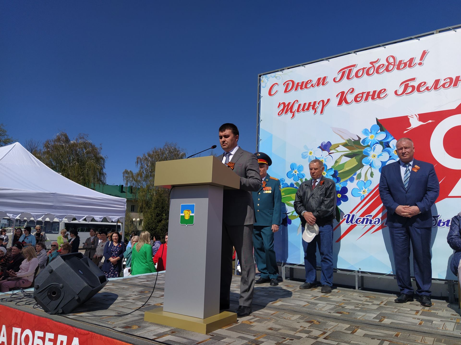 В Чистополе прошел торжественный митинг к Дню Победы (ФОТОРЕПОРТАЖ)