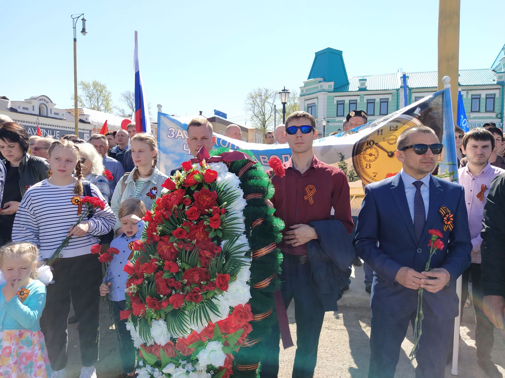 В Чистополе прошел торжественный митинг к Дню Победы (ФОТОРЕПОРТАЖ)