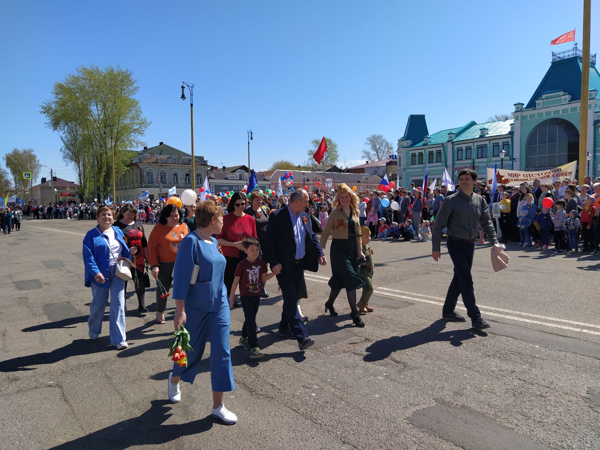 В Чистополе прошел торжественный митинг к Дню Победы (ФОТОРЕПОРТАЖ)