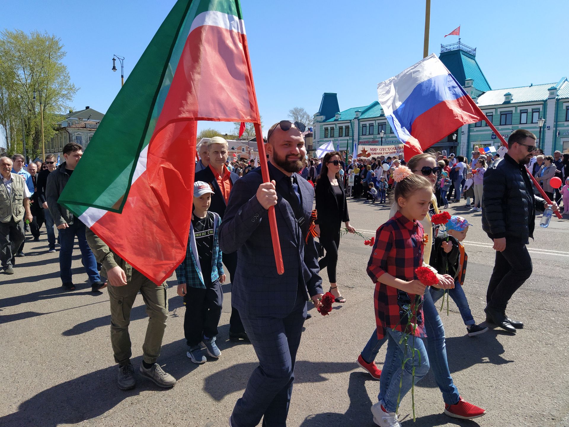 В Чистополе прошел торжественный митинг к Дню Победы (ФОТОРЕПОРТАЖ)