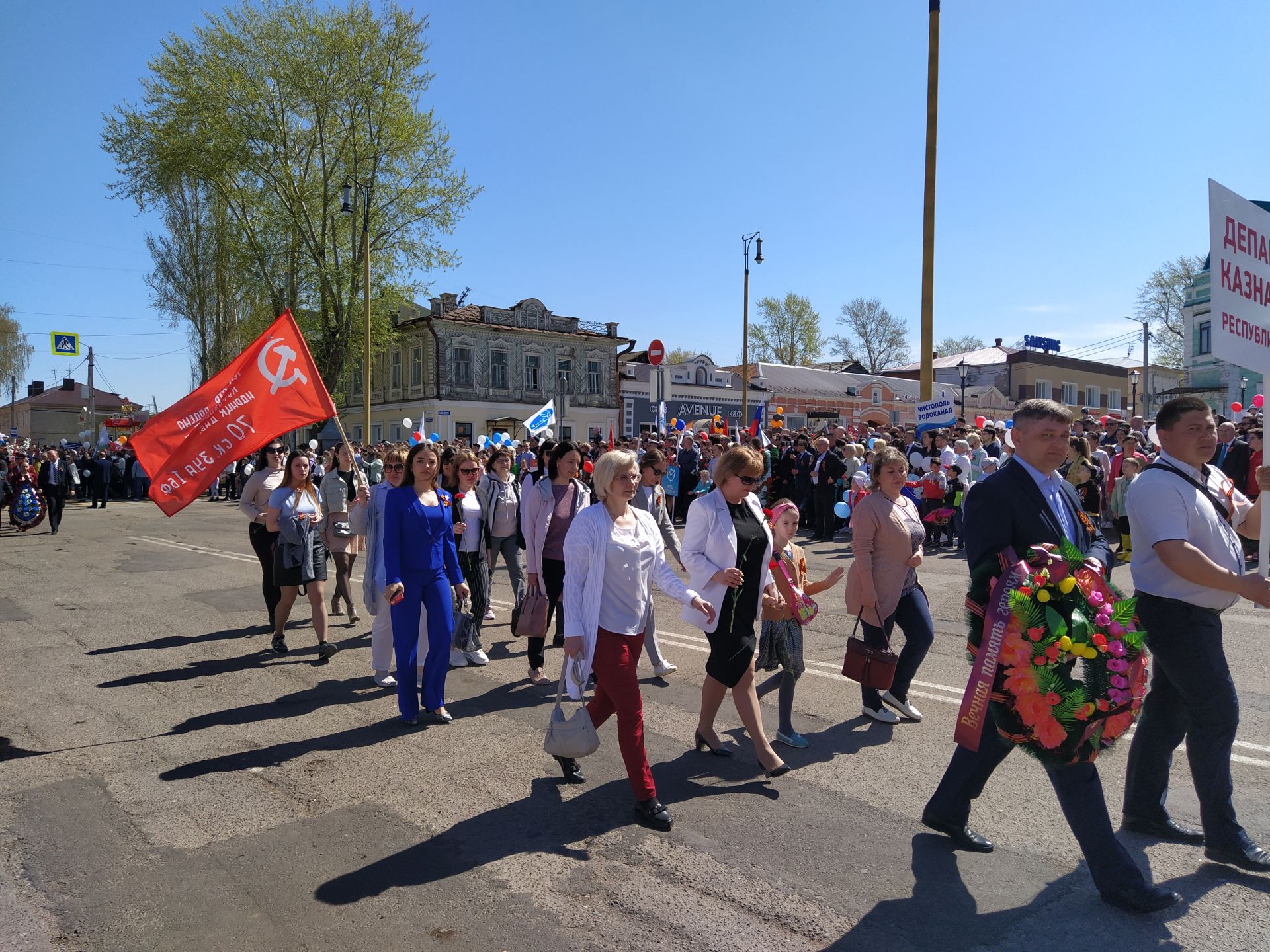 В Чистополе прошел торжественный митинг к Дню Победы (ФОТОРЕПОРТАЖ)