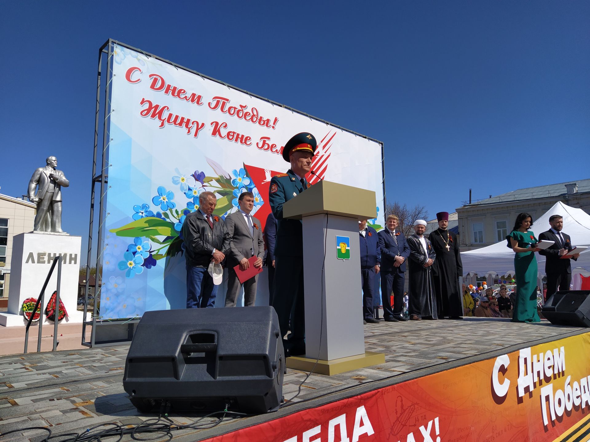 В Чистополе прошел торжественный митинг к Дню Победы (ФОТОРЕПОРТАЖ)