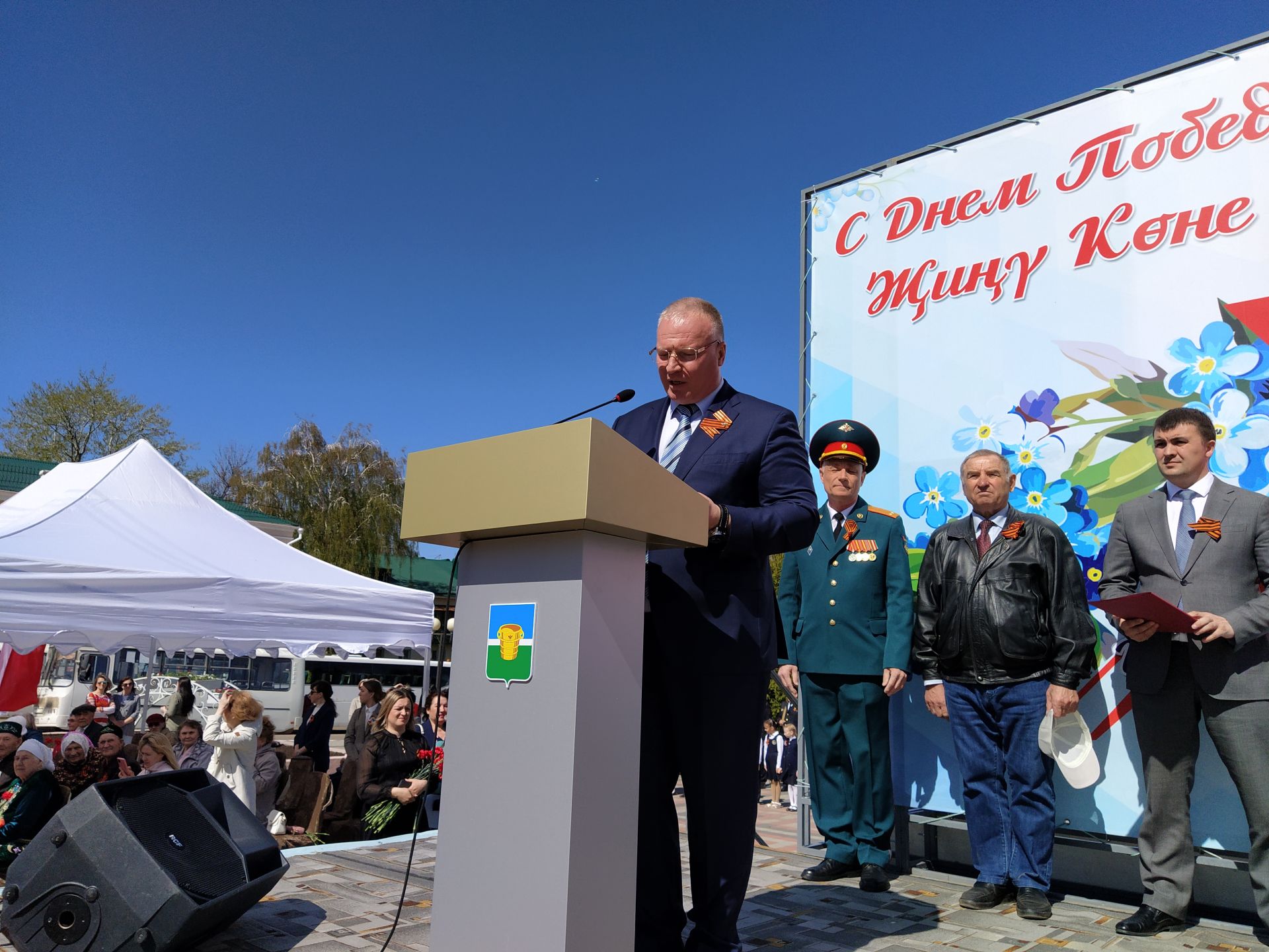 В Чистополе прошел торжественный митинг к Дню Победы (ФОТОРЕПОРТАЖ)