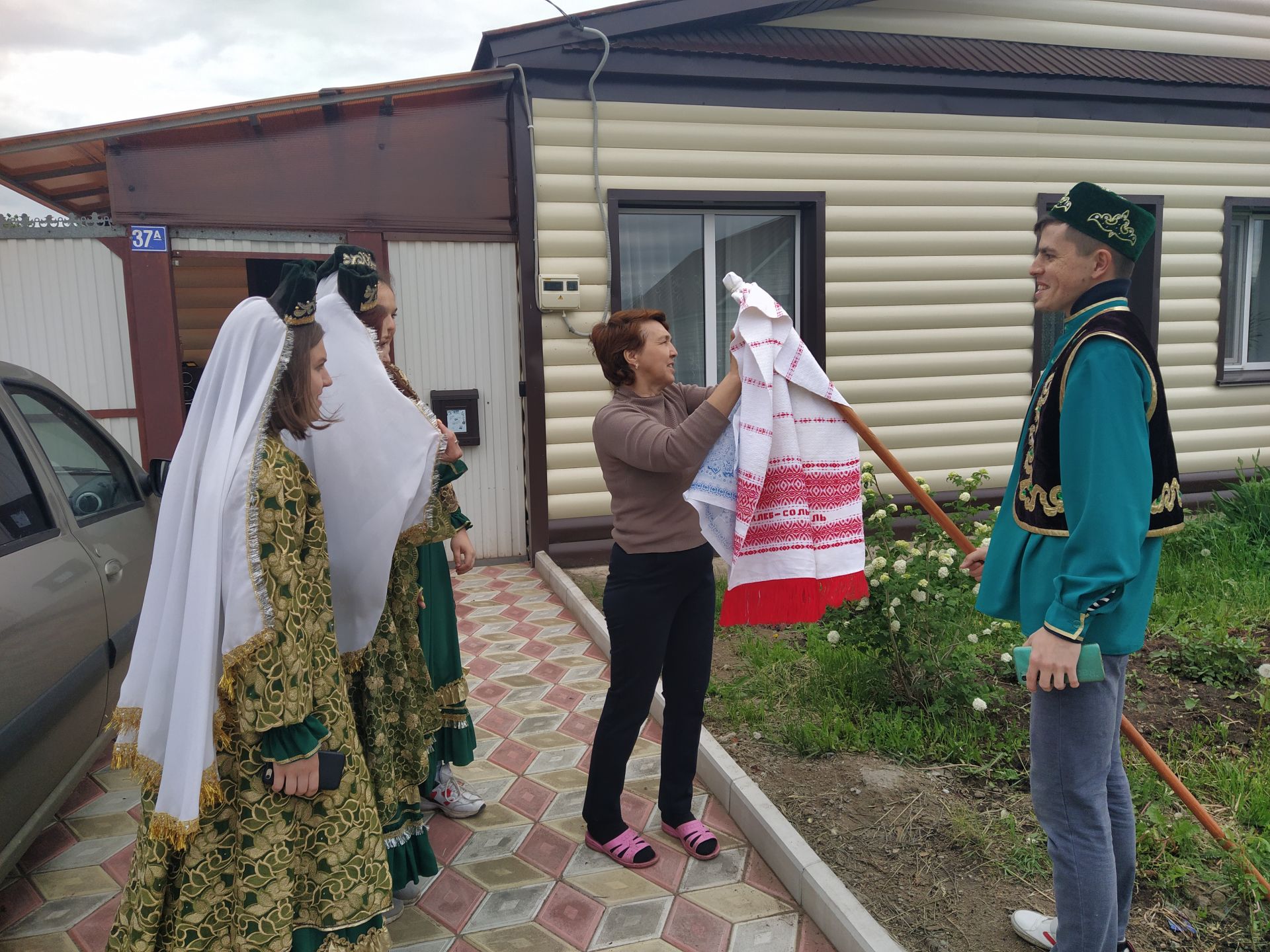 В Чистополе прошел обряд сбора полотенец (ФОТОРЕПОРТАЖ)