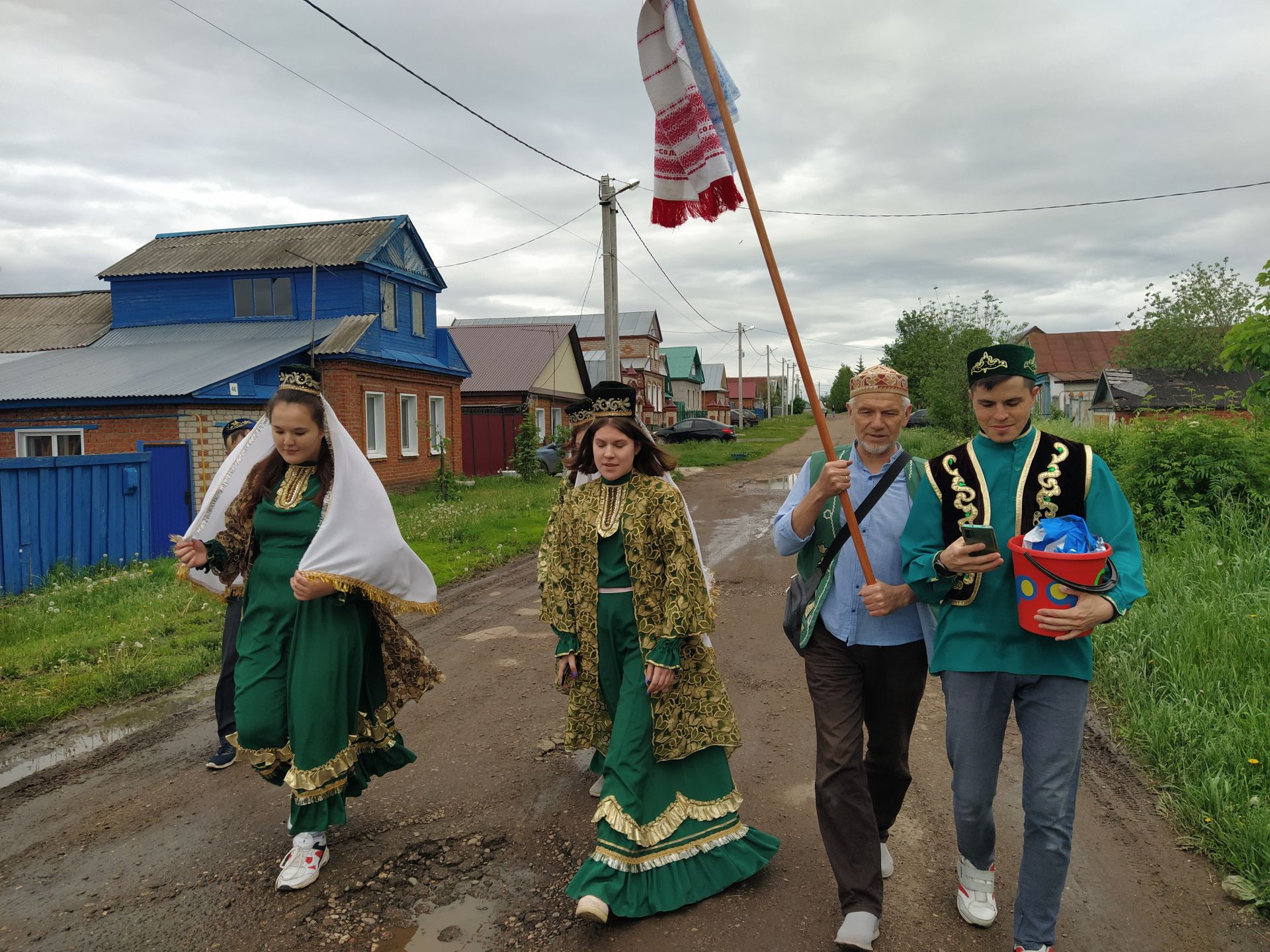 В Чистополе прошел обряд сбора полотенец (ФОТОРЕПОРТАЖ)