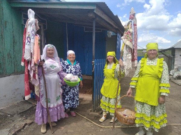 В чистопольском селе прошел обряд сбора полотенец