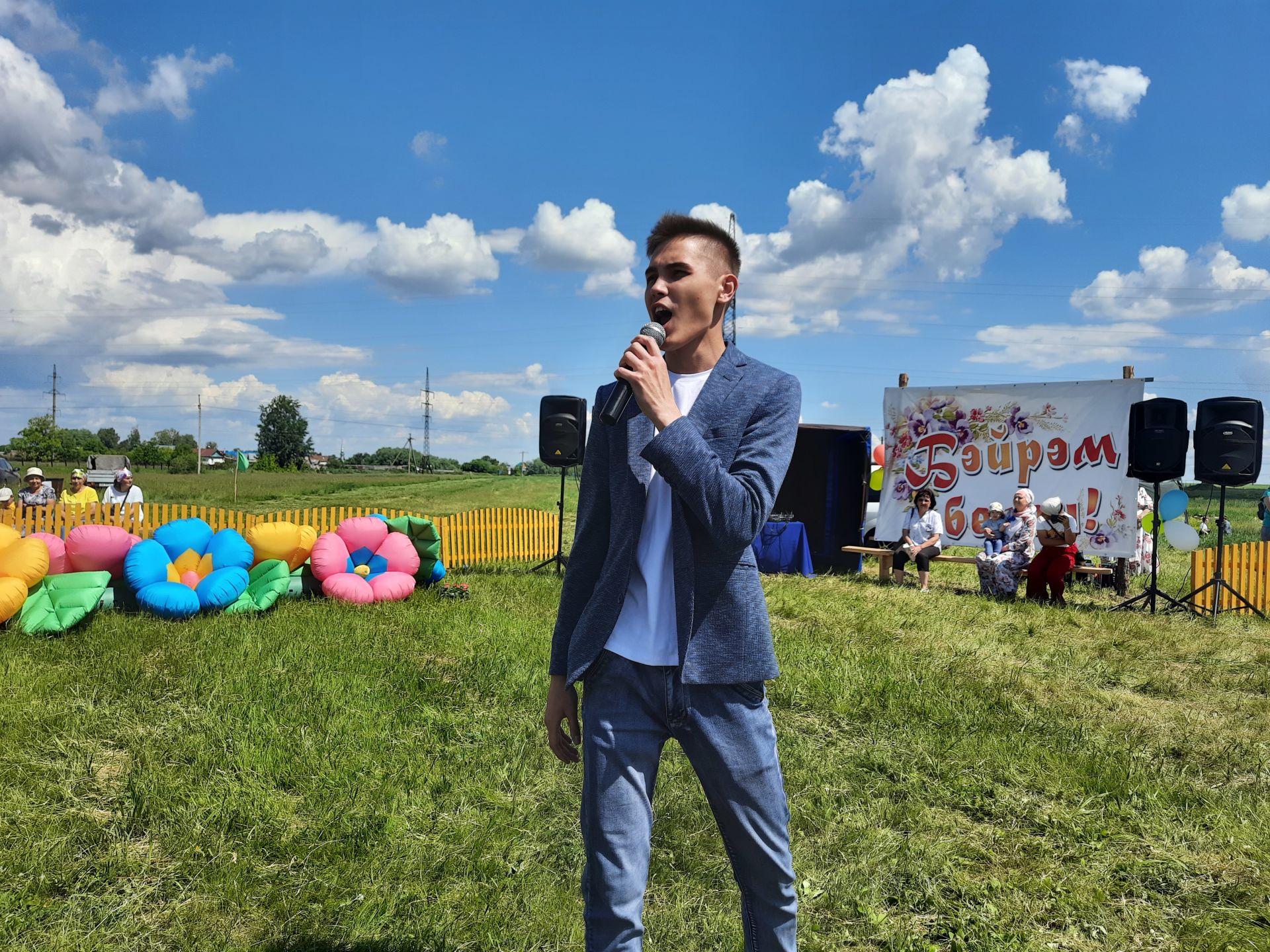 В деревне Татарский Сарсаз состоялся праздник возле озера (Фоторепортаж)