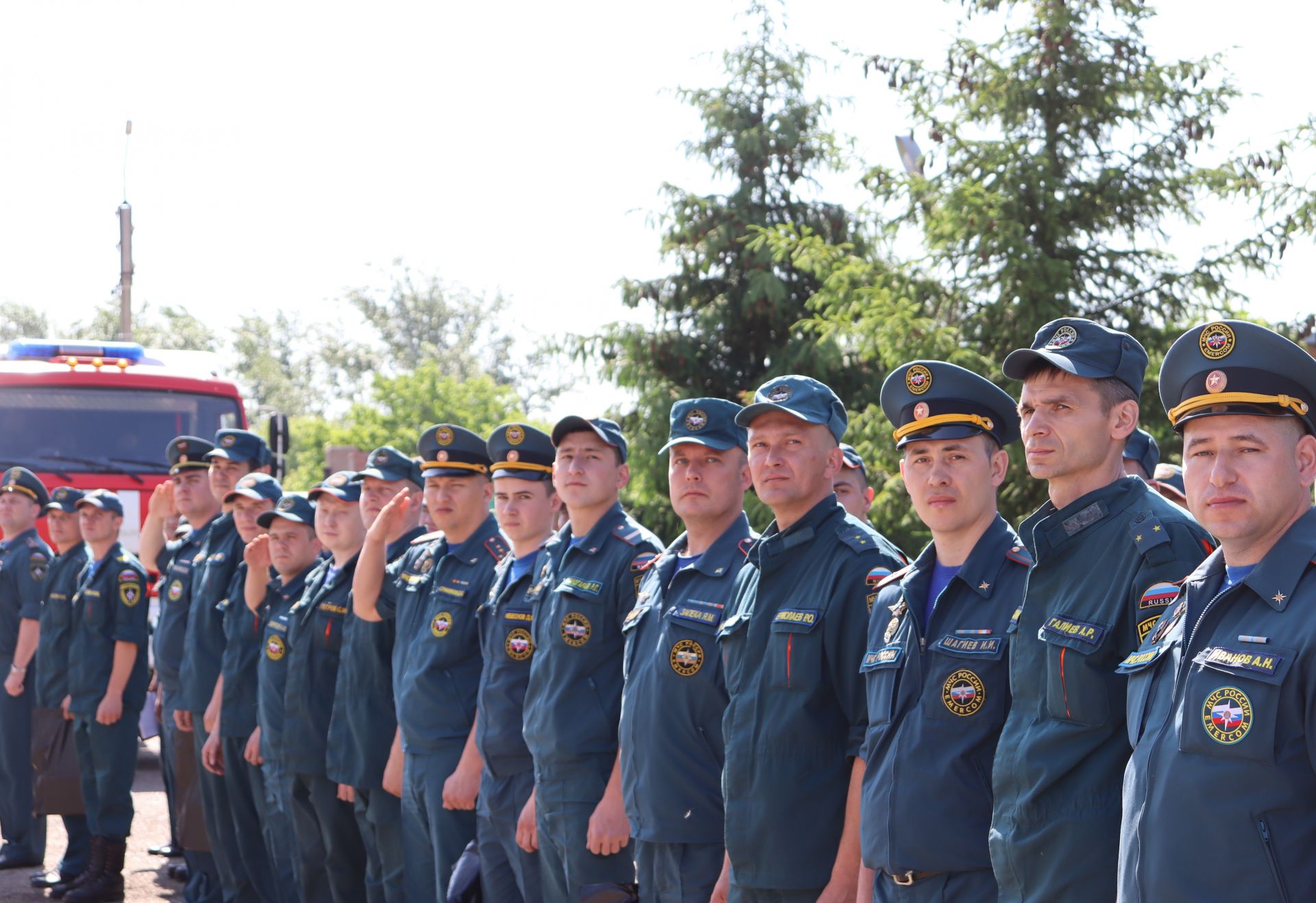 В Чистополе прошли республиканские соревнования пожарных