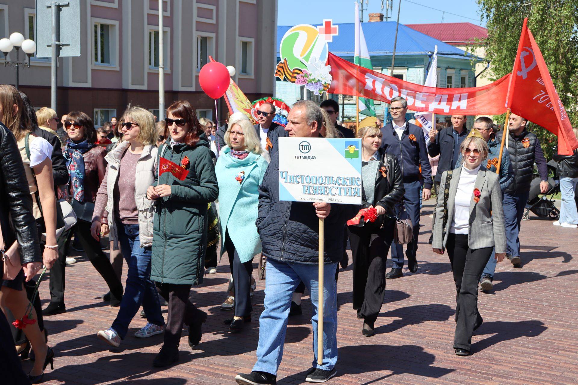 В Чистополе на центральной площади прошел парад Победы