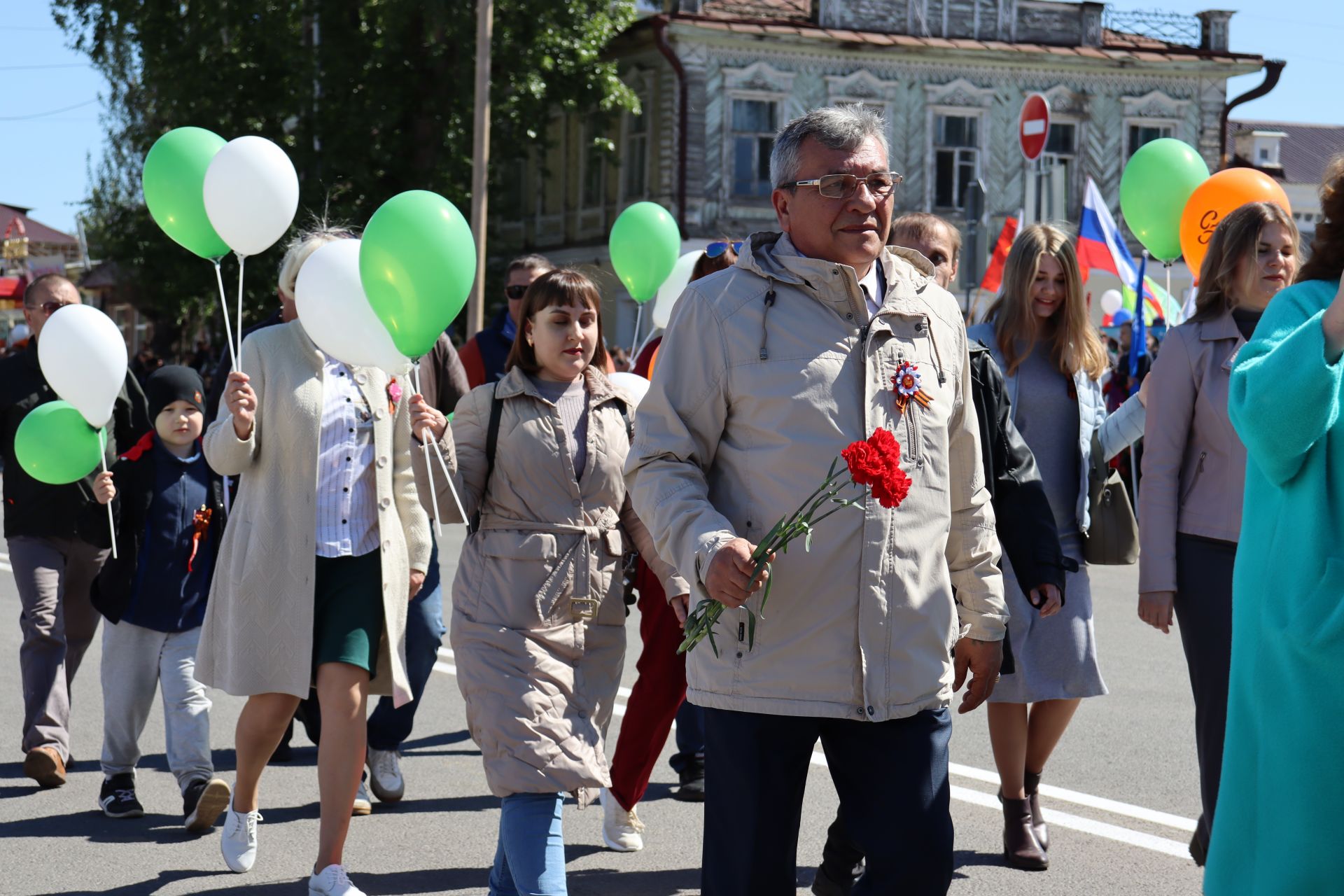 В Чистополе на центральной площади прошел парад Победы