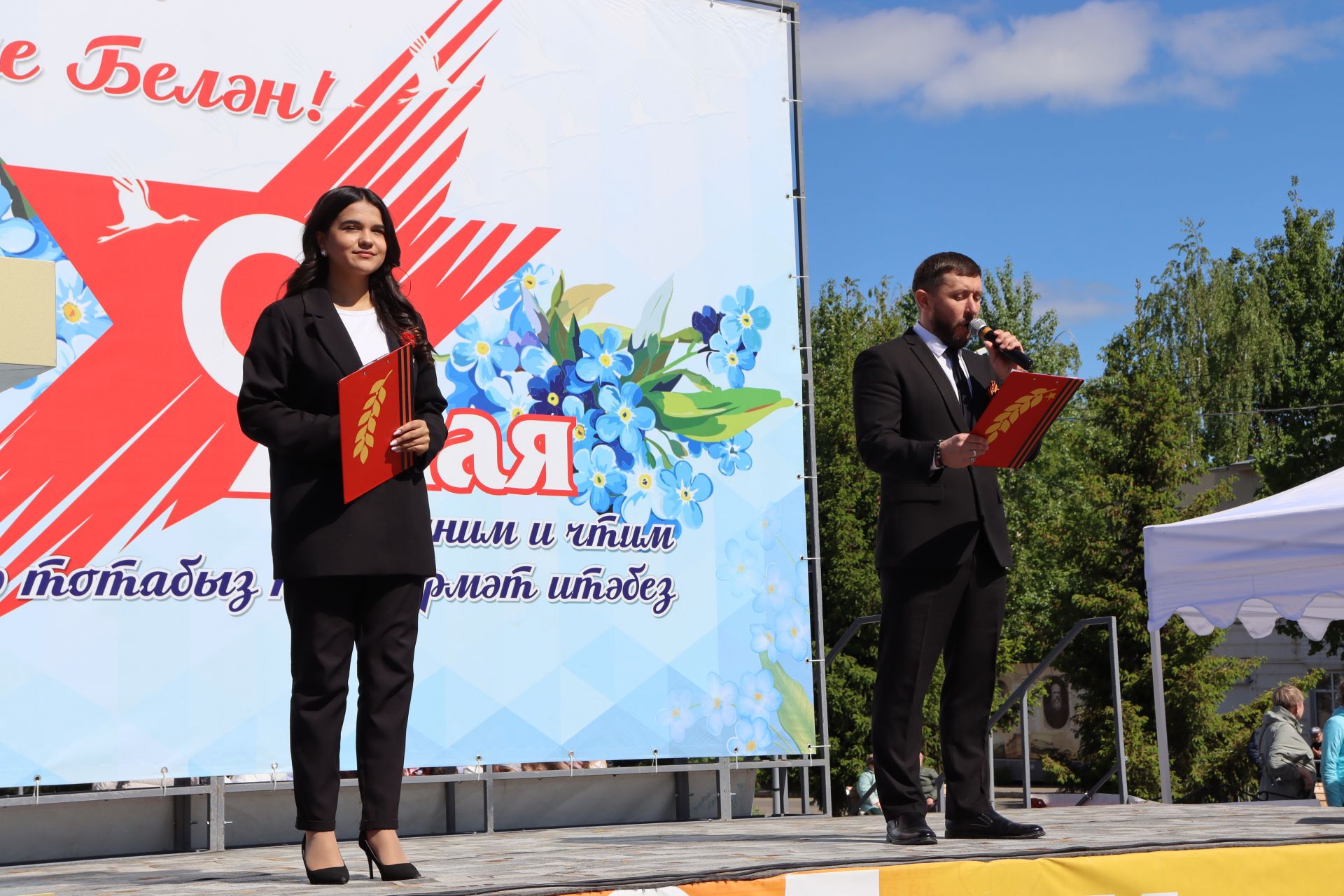 В Чистополе на центральной площади прошел парад Победы