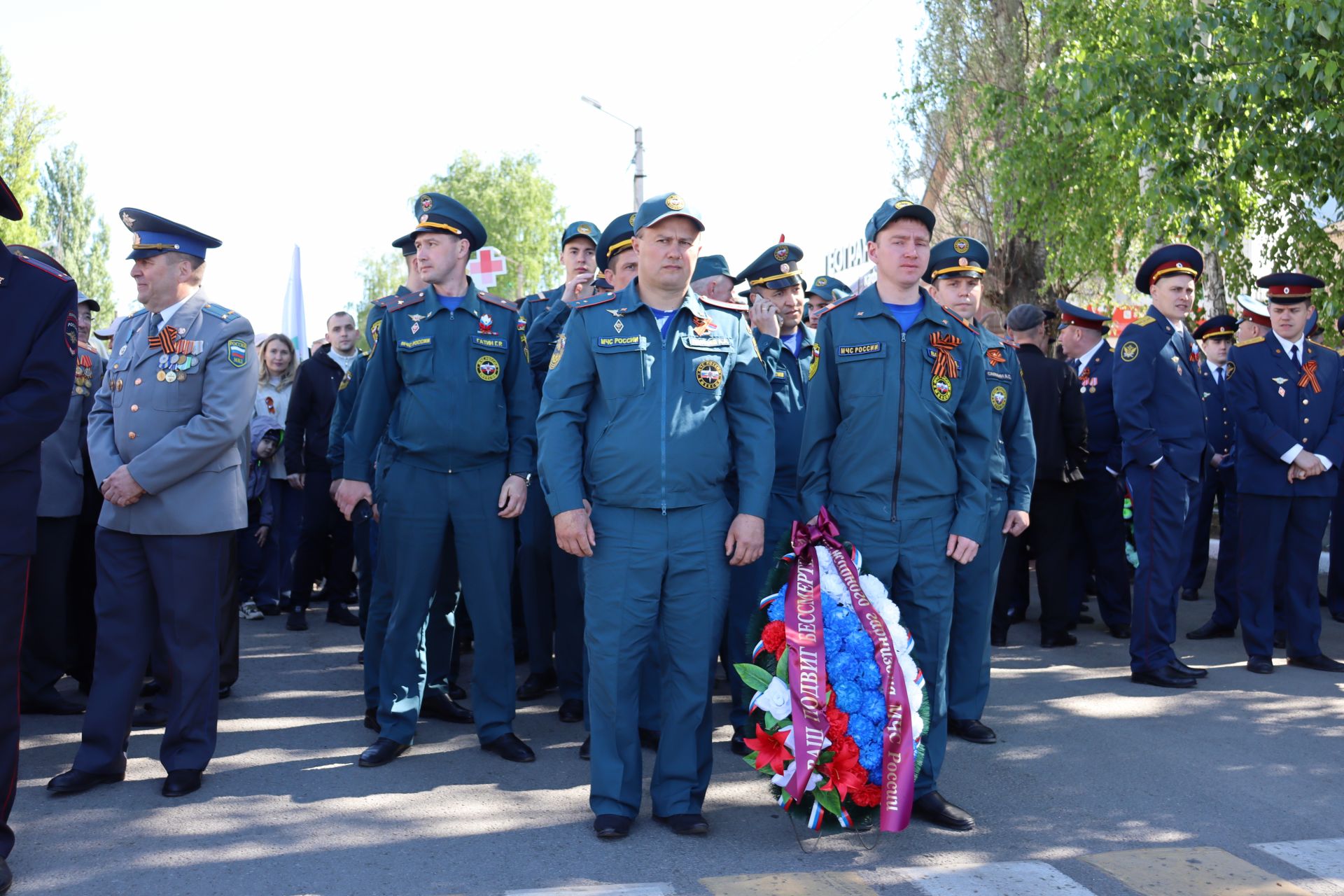 В Чистополе на центральной площади прошел парад Победы