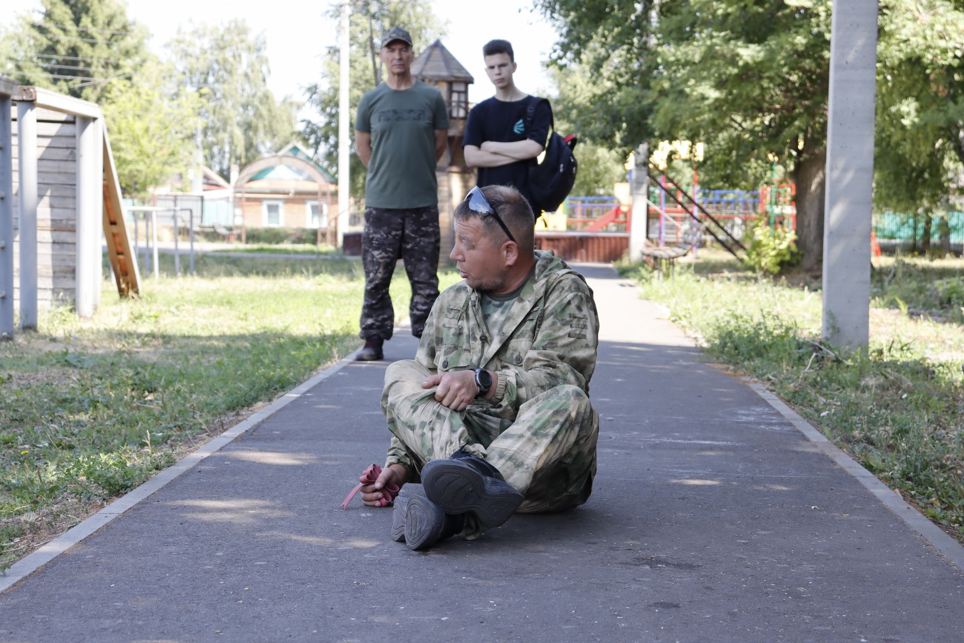 Курсанты Чистопольской технической школы ДОСААФ получили мастер-класс от опытного военного инструктора