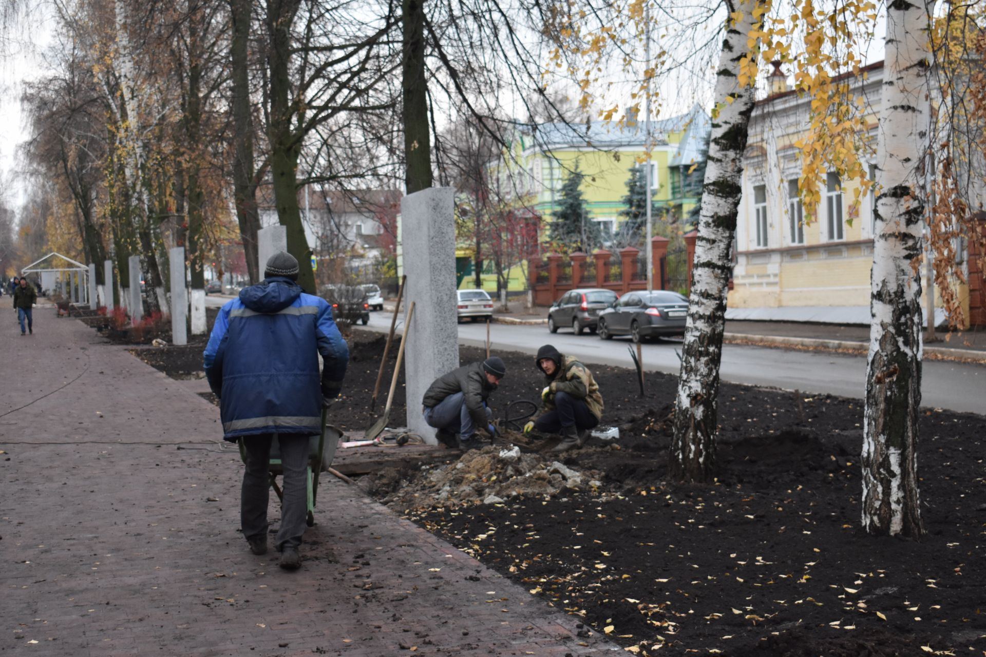 Реконструкция Аллеи Героев