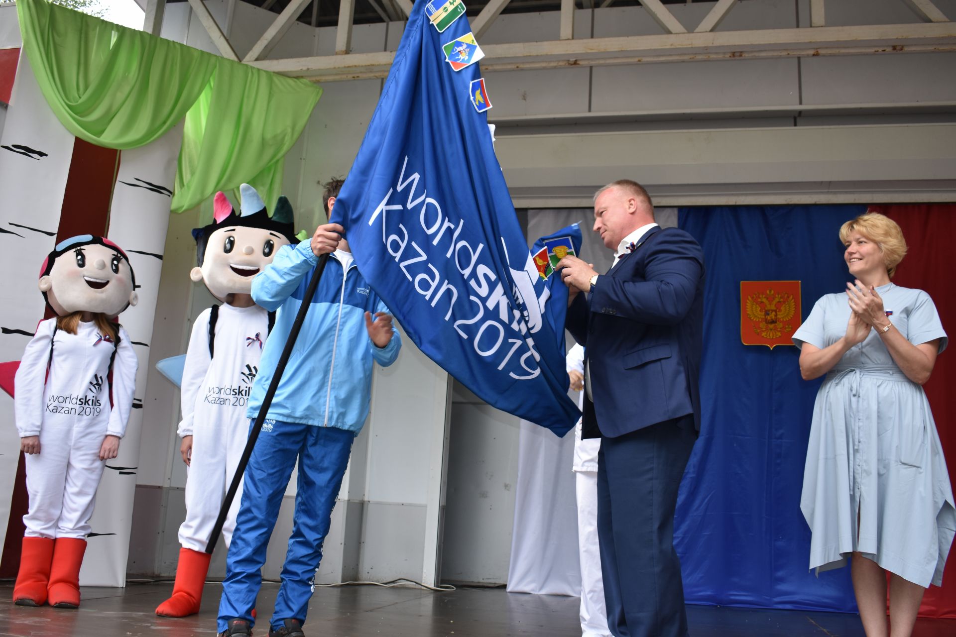 Чистополь принял республиканскую эстафету флага мирового чемпионата WorldSkills Kazan-2019 (Фоторепортаж)