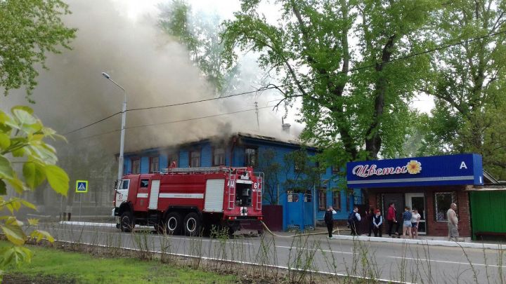 В Чистополе произошел пожар