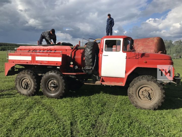 В Татарстане  сгорел 33-летний мужчина