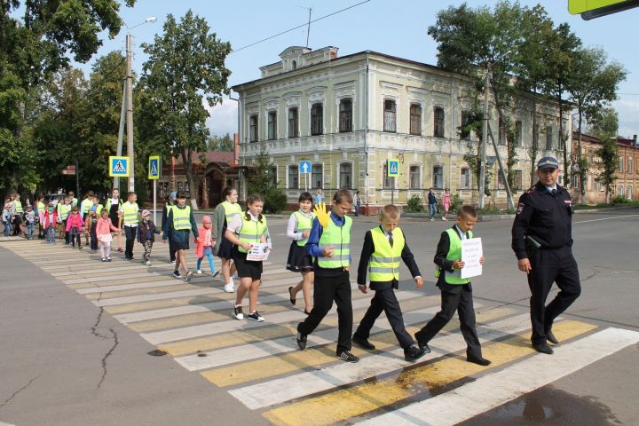 В Чистополе полицейские провели акцию «Безопасная зебра»