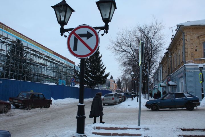 В Чистополе изменены правила движения автомобилей по улице Бебеля