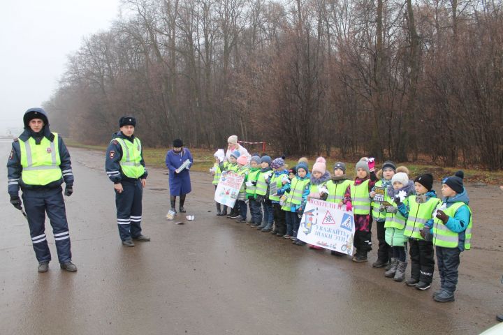 Чистопольские малыши обратились к водителям быть внимательными на дорогах