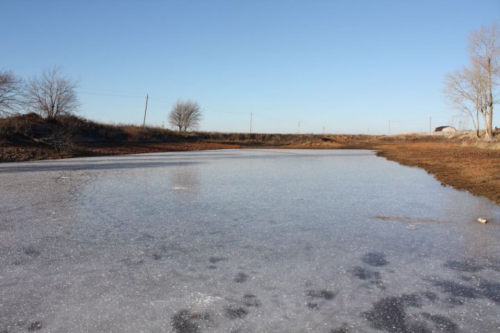 Сегодня крестьяне делали прорубь и прислушивались к воде