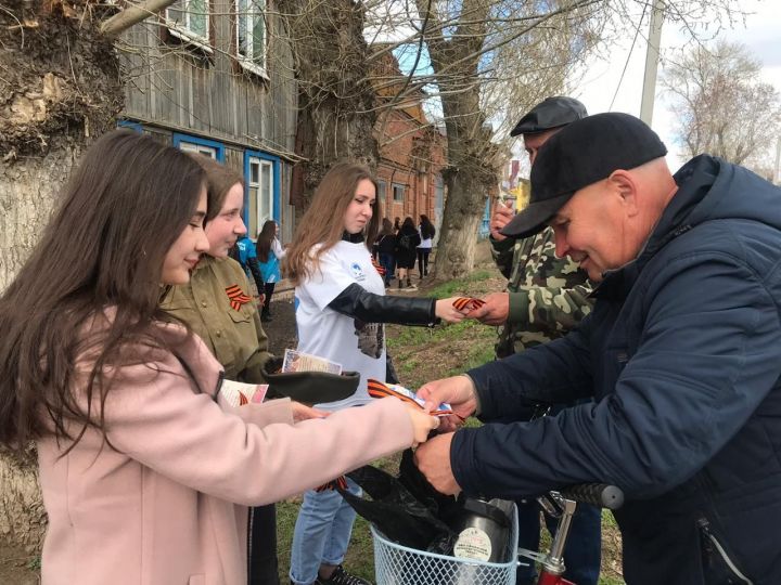 В Чистополе прошла всероссийская акция «Георгиевская ленточка»