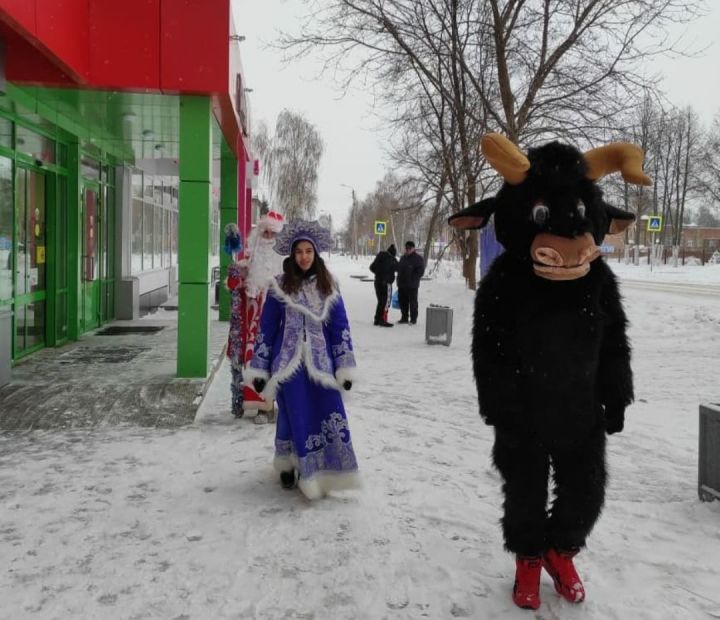 Чистопольцы оригинально поздравляют друг друга в новогодние праздники