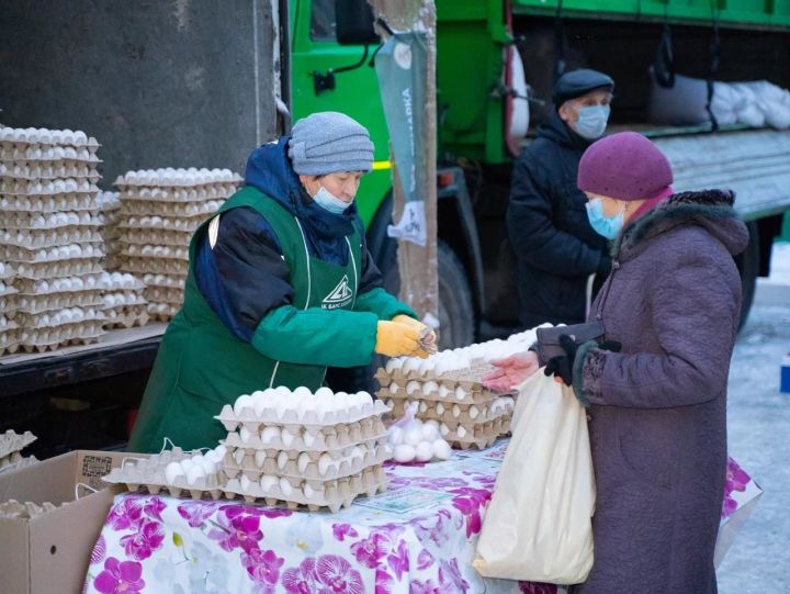 2 миллиона штук яиц продано на ярмарках в Казани