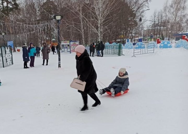 Жители села из Чистопольского района устроят соревнования на санках