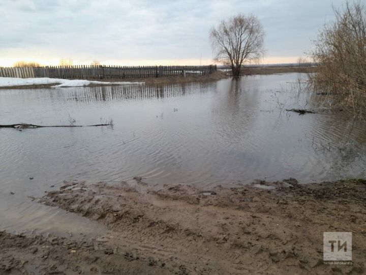 Село Старое Камкино подтопило талыми водами