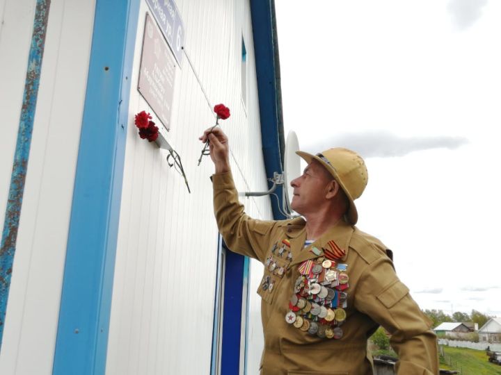 В селе Чистопольского района увековечили память воинов афганцев