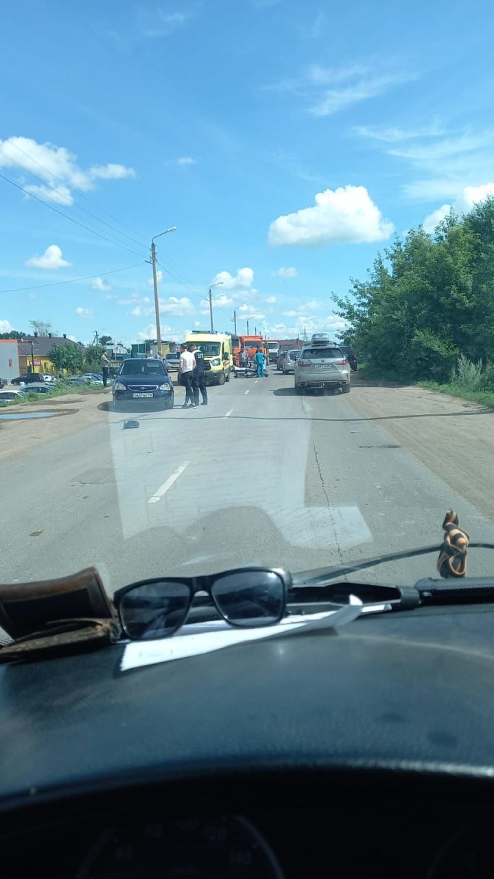 В Чистополе около полудня сбили мужчину