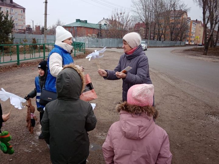 Пешеход, соблюдай правила: дети призвали чистопольцев к безопасному поведению на дороге